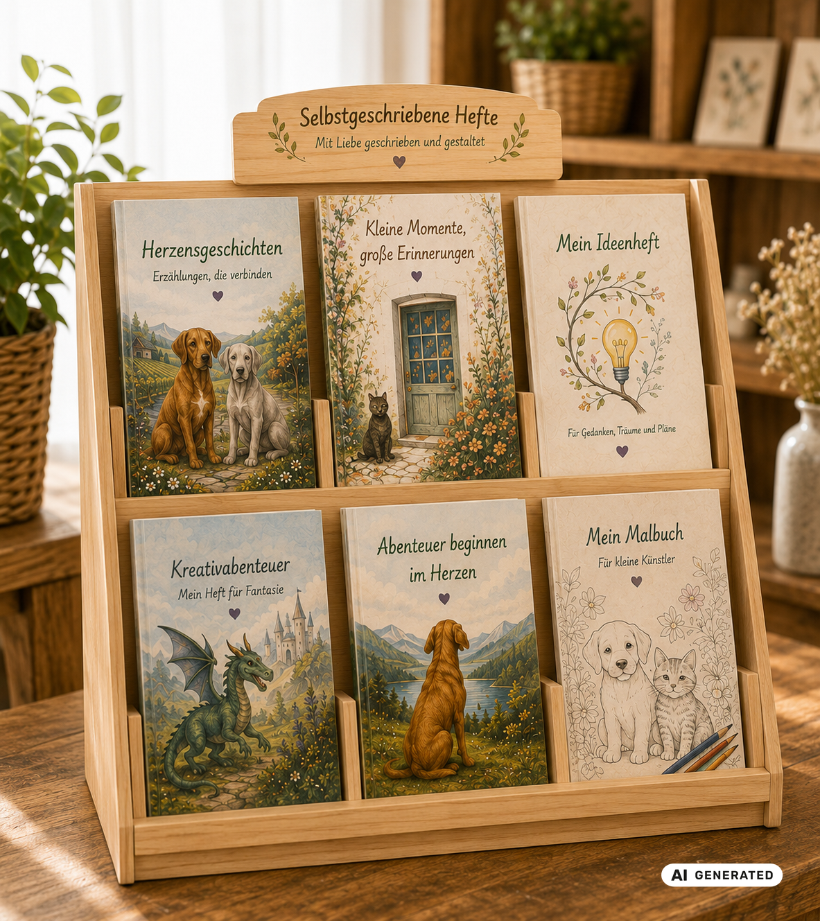 Bücher, Kurzgeschichten, Malbücher - selbstgeschrieben/erstellt