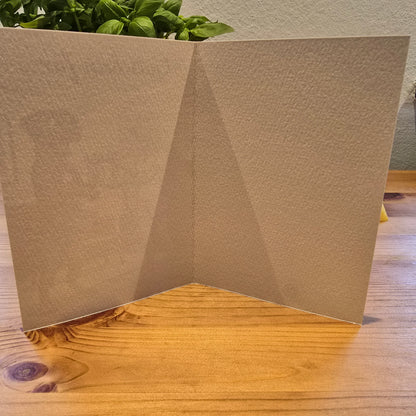 Alles Gute zur Rente! – Klappkarte mit Hunde-Motiv (Hängematte)