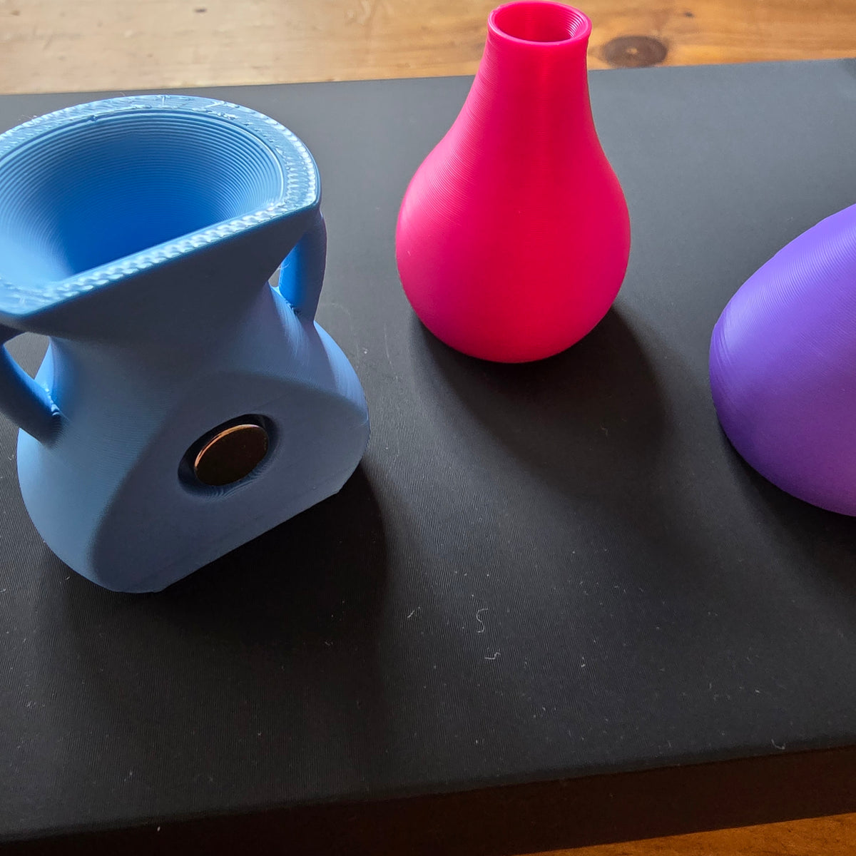3er Set Mini-Magnetvasen für den Kühlschrank