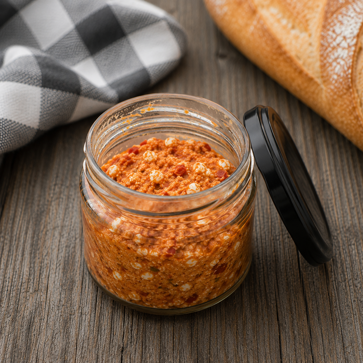 Sandras Schwiegermuttercreme – Feta-Ajvar-Aufstrich, 200 g – Teuflisch gut