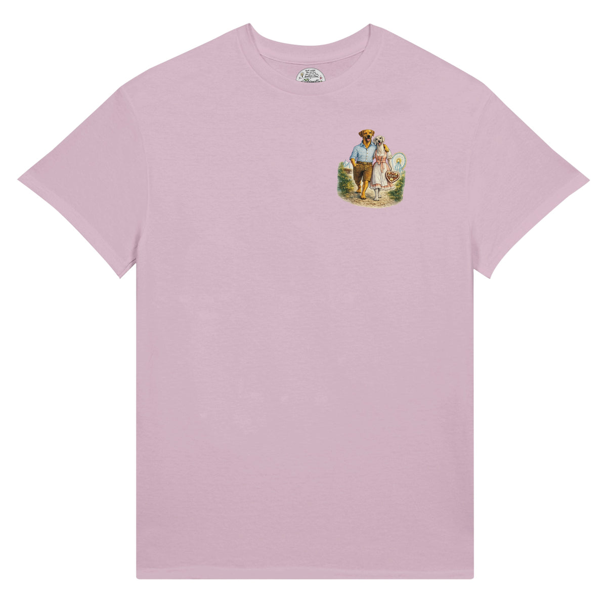 Wiesn Shirt Ludwig Merlot Hunde hell-rosa