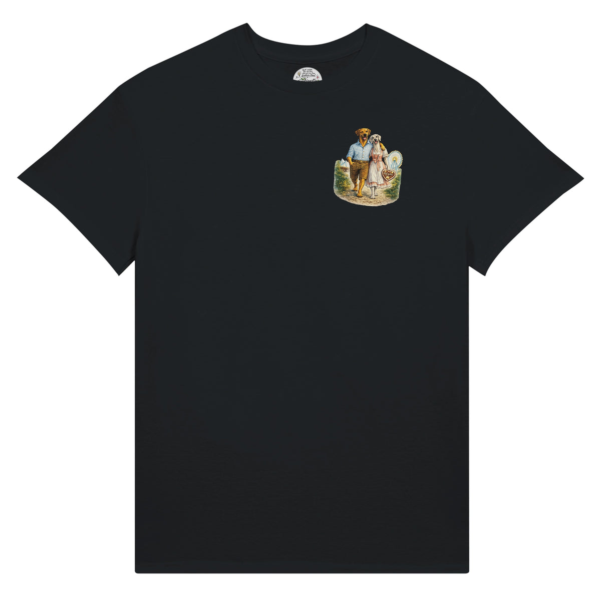 Wiesn Shirt Ludwig Merlot schwarz